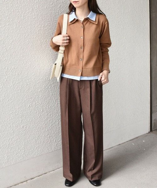 SHIPS / シップス カーディガン・ボレロ | SHIPS Colors:シャツ レイヤードライク カーディガン◇ | 詳細15