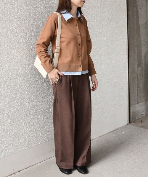 SHIPS / シップス カーディガン・ボレロ | SHIPS Colors:シャツ レイヤードライク カーディガン◇ | 詳細16