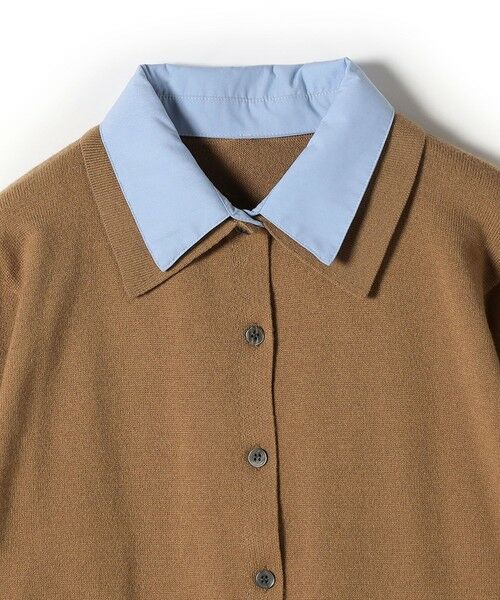 SHIPS / シップス カーディガン・ボレロ | SHIPS Colors:シャツ レイヤードライク カーディガン◇ | 詳細4