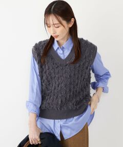 SHIPS / シップス ベスト | SHIPS Colors:〈手洗い可能〉フリンジ ベスト