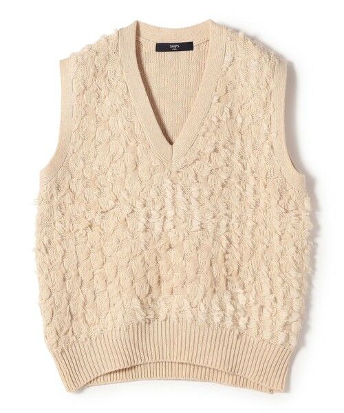 SHIPS for women/シップスウィメン SHIPS Colors:〈手洗い可能〉フリンジ ベスト ナチュラル ONE SIZE SHIPS for women/シップスウィメン SHIPS Colors:〈手洗い可能〉フリンジ ベスト ナチュラル ONE SIZE