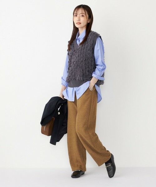 SHIPS / シップス ベスト | SHIPS Colors:〈手洗い可能〉フリンジ ベスト | 詳細13