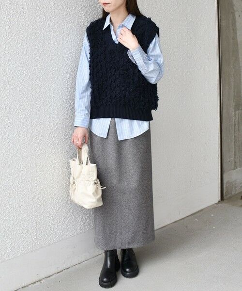 SHIPS Colors:〈手洗い可能〉フリンジ ベスト （ベスト）｜SHIPS