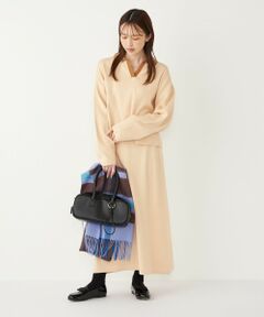 SHIPS / シップス ニット・セーター | SHIPS Colors:〈手洗い可能〉スキッパー ニット × スカート セットアップ◇