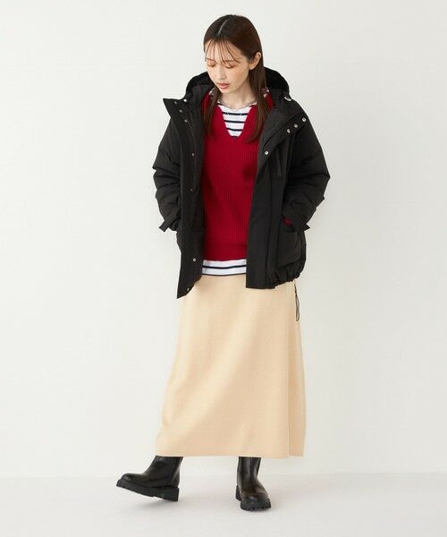 SHIPS / シップス ニット・セーター | SHIPS Colors:〈手洗い可能〉スキッパー ニット × スカート セットアップ◇ | 詳細6