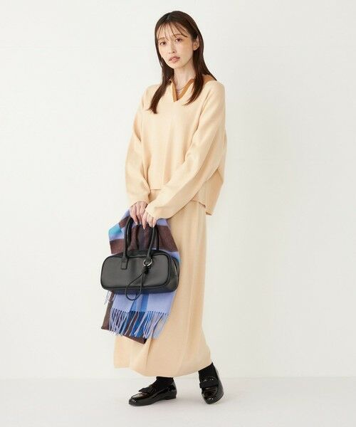 SHIPS / シップス ニット・セーター | SHIPS Colors:〈手洗い可能〉スキッパー ニット × スカート セットアップ◇ | 詳細7