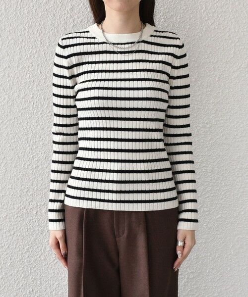 SHIPS / シップス ニット・セーター | SHIPS Colors:〈手洗い可能〉ジップ ビスチェ × ボーダー ニット セット◇ | 詳細18