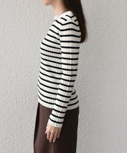 SHIPS / シップス ニット・セーター | SHIPS Colors:〈手洗い可能〉ジップ ビスチェ × ボーダー ニット セット◇ | 詳細19