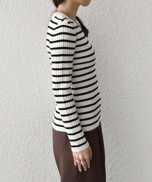 SHIPS / シップス ニット・セーター | SHIPS Colors:〈手洗い可能〉ジップ ビスチェ × ボーダー ニット セット◇ | 詳細21
