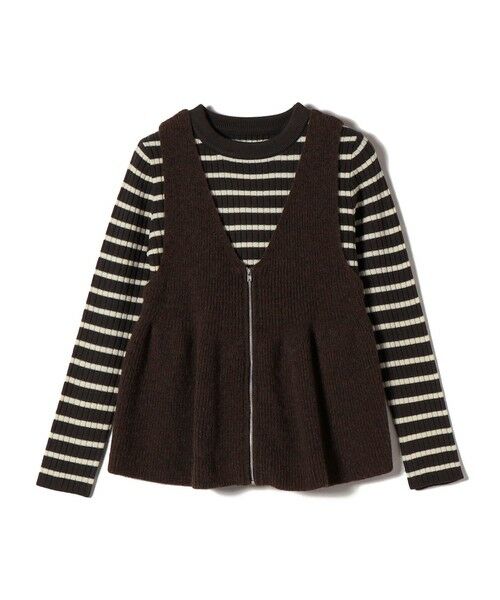 SHIPS / シップス ニット・セーター | SHIPS Colors:〈手洗い可能〉ジップ ビスチェ × ボーダー ニット セット◇ | 詳細28