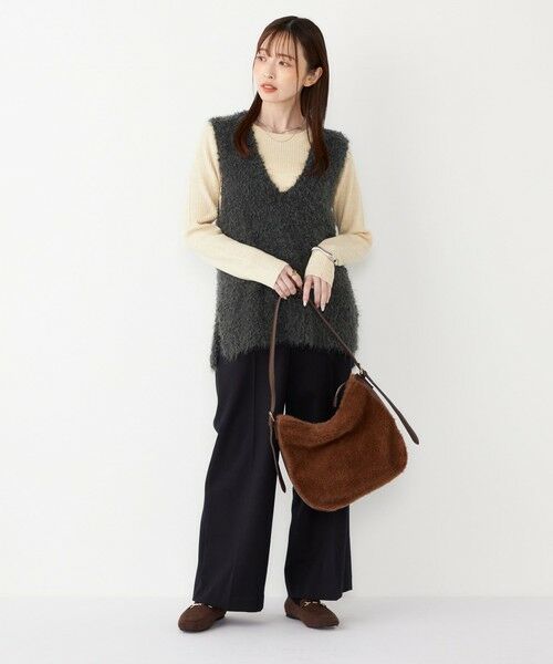 SHIPS / シップス ニット・セーター | SHIPS Colors:〈手洗い可能〉ポコポコ ベスト × リブニット セット◇ | 詳細26