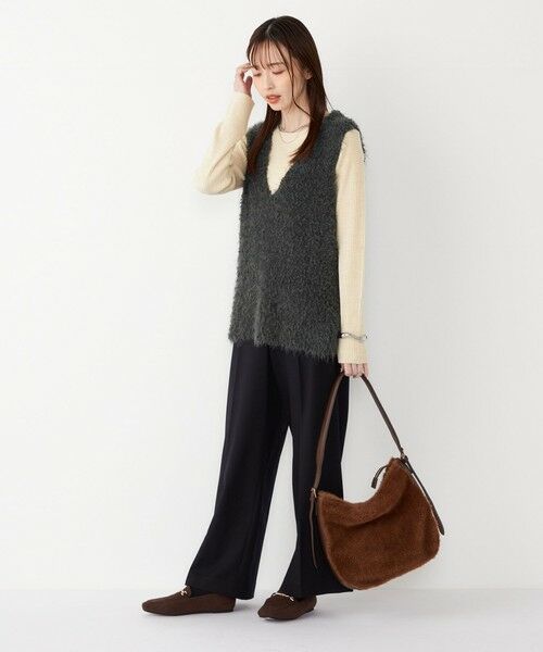 SHIPS / シップス ニット・セーター | SHIPS Colors:〈手洗い可能〉ポコポコ ベスト × リブニット セット◇ | 詳細27