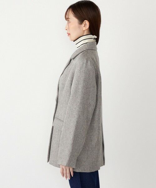 SHIPS / シップス テーラードジャケット | SHIPS Colors:〈手洗い可能〉メランジ ヘリンボーン ダブルボタン ジャケット | 詳細4