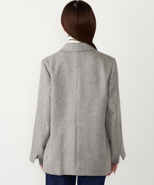 SHIPS / シップス テーラードジャケット | SHIPS Colors:〈手洗い可能〉メランジ ヘリンボーン ダブルボタン ジャケット | 詳細5