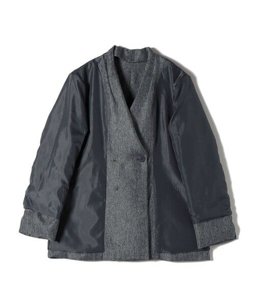 SHIPS / シップス テーラードジャケット | SHIPS Colors:〈手洗い可能〉メランジ ヘリンボーン ダブルボタン ジャケット | 詳細14