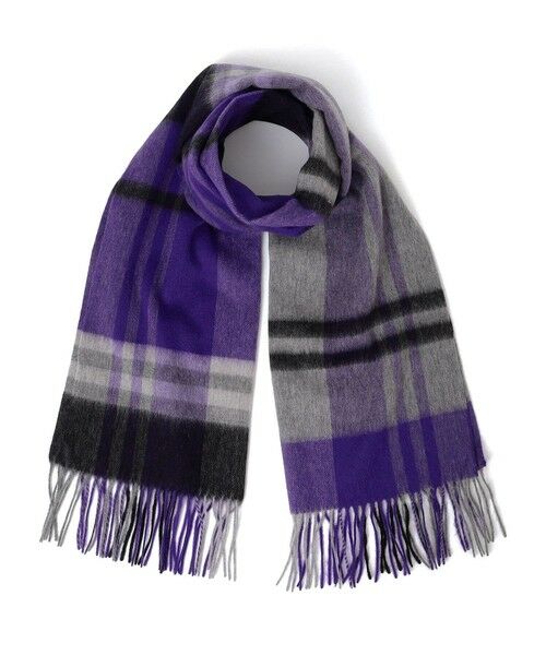 SHIPS / シップス マフラー・ショール・スヌード・ストール | SHIPS Colors:〈手洗い可能〉ウール チェック ストール | 詳細1
