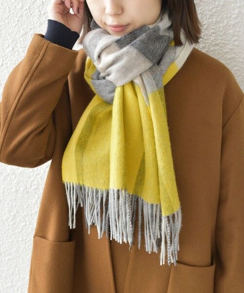 SHIPS / シップス マフラー・ショール・スヌード・ストール | SHIPS Colors:〈手洗い可能〉ウール チェック ストール | 詳細8