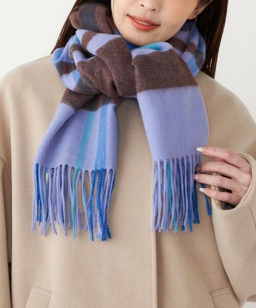 SHIPS / シップス マフラー・ショール・スヌード・ストール | SHIPS Colors:〈手洗い可能〉ウール チェック ストール | 詳細12