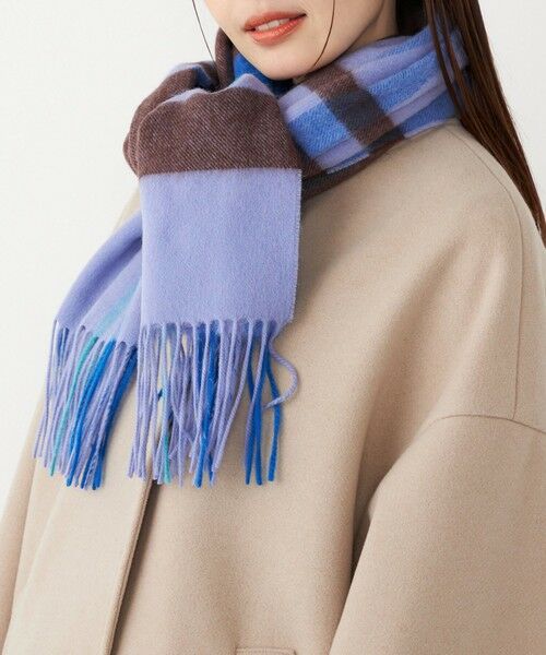 SHIPS / シップス マフラー・ショール・スヌード・ストール | SHIPS Colors:〈手洗い可能〉ウール チェック ストール | 詳細13