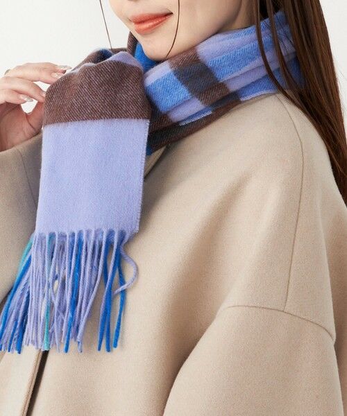 SHIPS / シップス マフラー・ショール・スヌード・ストール | SHIPS Colors:〈手洗い可能〉ウール チェック ストール | 詳細14