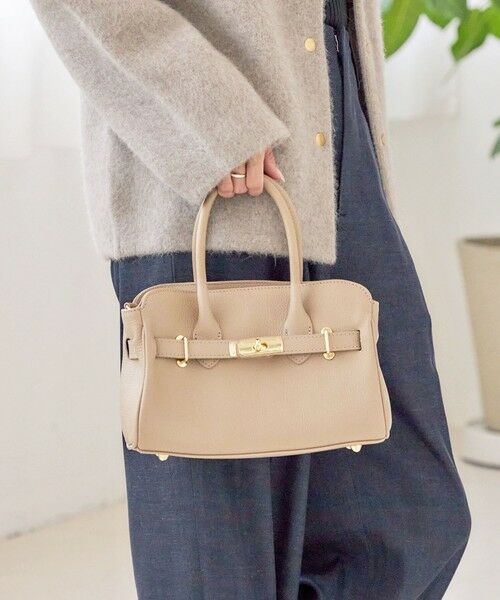 SHIPS / シップス トートバッグ | 【SHIPS別注】MILOS: 金具付き ベルト トート S | 詳細1