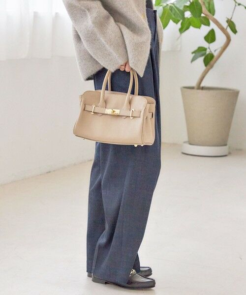 SHIPS / シップス トートバッグ | 【SHIPS別注】MILOS: 金具付き ベルト トート S | 詳細2