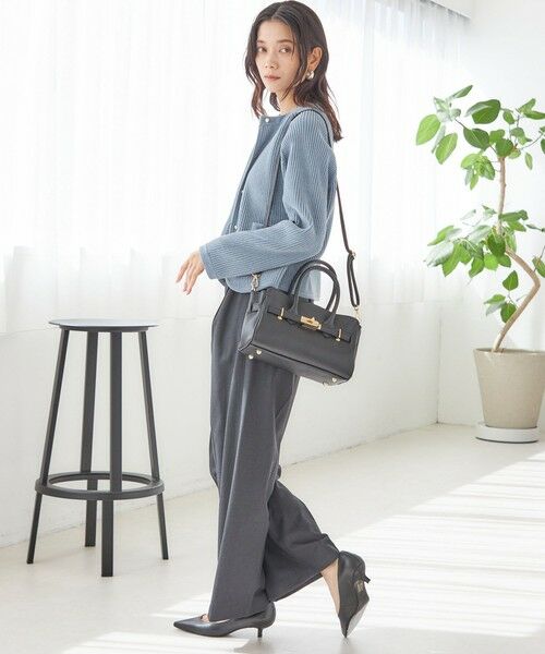 SHIPS / シップス トートバッグ | 【SHIPS別注】MILOS: 金具付き ベルト トート S | 詳細23