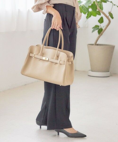 SHIPS / シップス トートバッグ | 【SHIPS別注】MILOS: 金具付き ベルト トート M | 詳細3