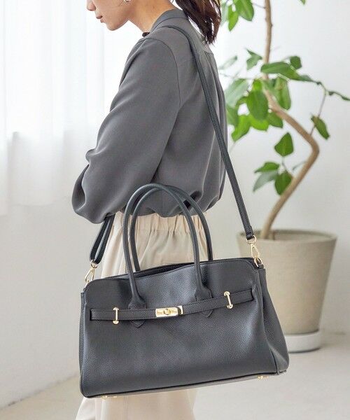 SHIPS / シップス トートバッグ | 【SHIPS別注】MILOS: 金具付き ベルト トート M | 詳細21