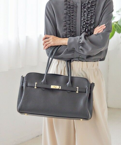 SHIPS / シップス トートバッグ | 【SHIPS別注】MILOS: 金具付き ベルト トート M | 詳細17