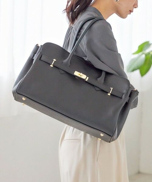 SHIPS / シップス トートバッグ | 【SHIPS別注】MILOS: 金具付き ベルト トート M | 詳細19