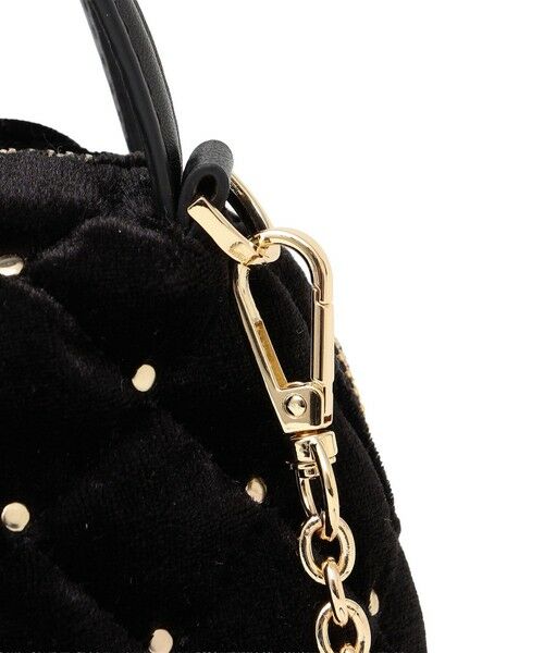 SHIPS / シップス ショルダーバッグ | ポリエステル ベロア キルティング バッグ | 詳細11