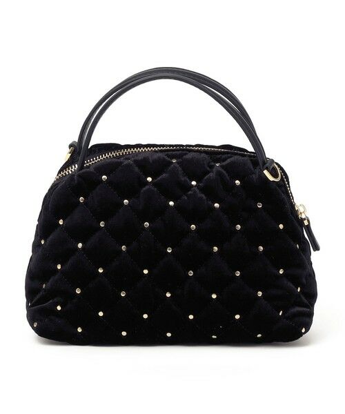 SHIPS / シップス ショルダーバッグ | ポリエステル ベロア キルティング バッグ | 詳細6