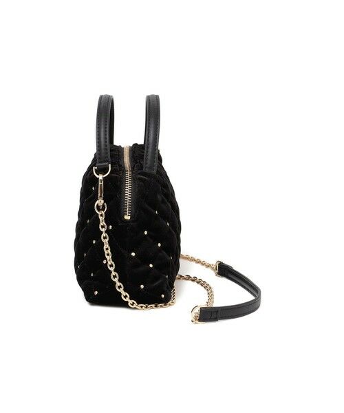 SHIPS / シップス ショルダーバッグ | ポリエステル ベロア キルティング バッグ | 詳細8