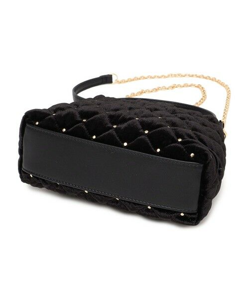 SHIPS / シップス ショルダーバッグ | ポリエステル ベロア キルティング バッグ | 詳細9