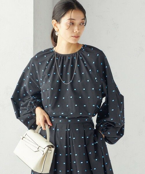 SHIPS / シップス シャツ・ブラウス | 〈手洗い可能〉ポンポン ジャカード クルーネック ブラウス | 詳細4