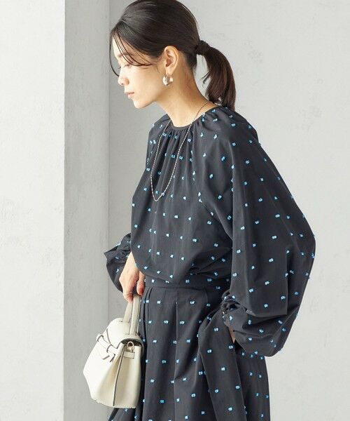 SHIPS / シップス シャツ・ブラウス | 〈手洗い可能〉ポンポン ジャカード クルーネック ブラウス | 詳細5