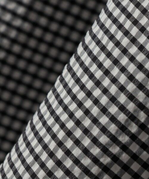 SHIPS / シップス シャツ・ブラウス | SHIPS Primary Navy Label:〈手洗い可能〉ストレッチ ギンガム ボウタイ ブラウス | 詳細1