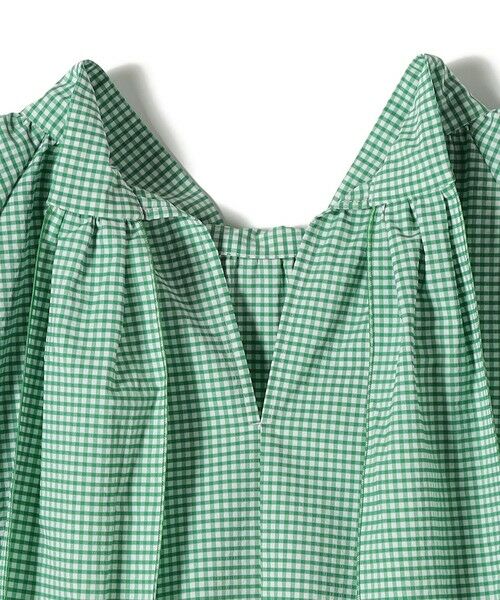 SHIPS / シップス シャツ・ブラウス | SHIPS Primary Navy Label:〈手洗い可能〉ストレッチ ギンガム ボウタイ ブラウス | 詳細4