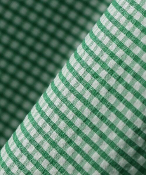 SHIPS / シップス シャツ・ブラウス | SHIPS Primary Navy Label:〈手洗い可能〉ストレッチ ギンガム ボウタイ ブラウス | 詳細6