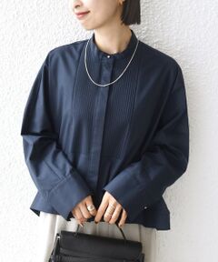 SHIPS / シップス シャツ・ブラウス | 〈手洗い可能〉ピンタック ドルマン 長袖 シャツ