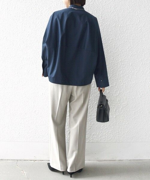 SHIPS / シップス シャツ・ブラウス | 〈手洗い可能〉ピンタック ドルマン 長袖 シャツ | 詳細3