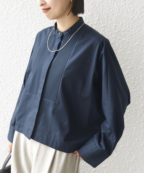 SHIPS / シップス シャツ・ブラウス | 〈手洗い可能〉ピンタック ドルマン 長袖 シャツ | 詳細6