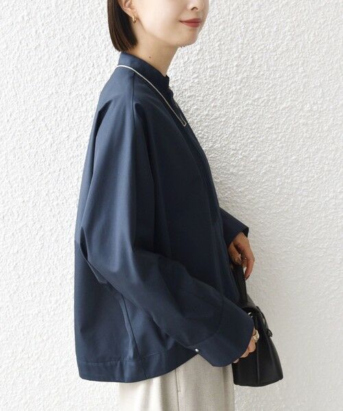 SHIPS / シップス シャツ・ブラウス | 〈手洗い可能〉ピンタック ドルマン 長袖 シャツ | 詳細8