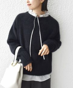 SHIPS / シップス シャツ・ブラウス | 〈手洗い可能〉シアー タンブラー リボン デザイン ロング スリーブ ブラウス