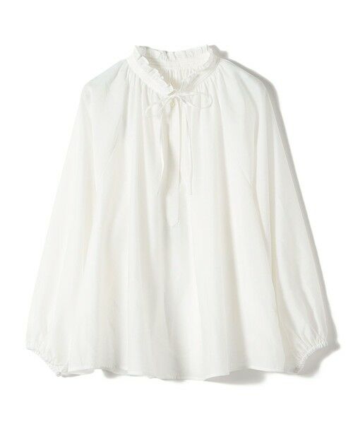 SHIPS / シップス シャツ・ブラウス | 《一部追加予約》〈手洗い可能〉シアー タンブラー リボン デザイン 長袖 ブラウス | 詳細13