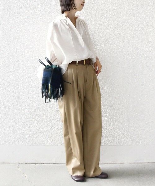 SHIPS / シップス シャツ・ブラウス | 《一部追加予約》〈手洗い可能〉シアー タンブラー リボン デザイン 長袖 ブラウス | 詳細18