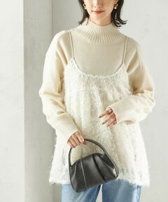 SHIPS / シップス キャミソール・チューブトップ | 〈手洗い可能〉前後 2WAY レース キャミソール