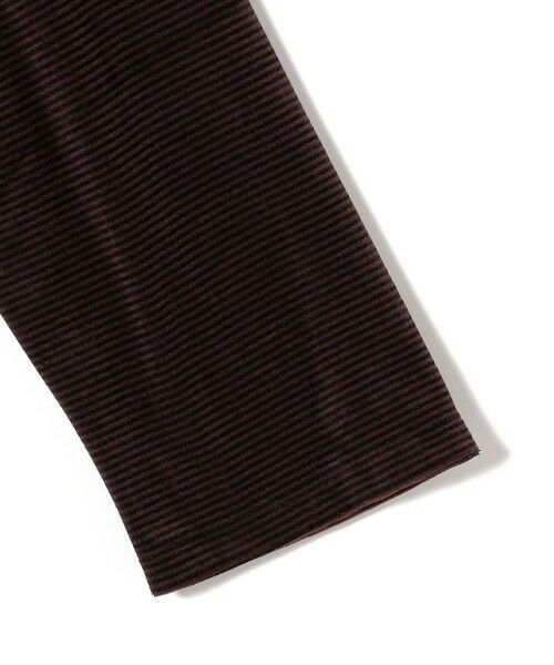 SHIPS / シップス カットソー（半袖以外） | 〈手洗い可能〉コットン ポリエステル ベロア ワイド スリーブ ボーダー | 詳細14