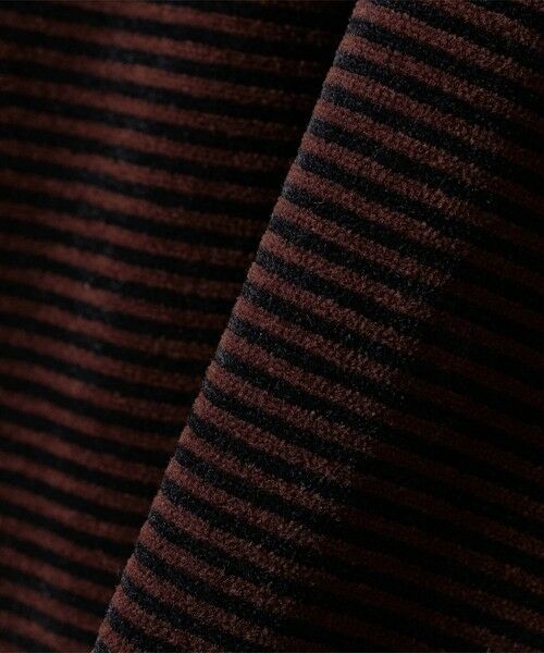 SHIPS / シップス カットソー（半袖以外） | 〈手洗い可能〉コットン ポリエステル ベロア ワイド スリーブ ボーダー | 詳細16